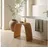 [en.casa] Sitzhocker Jysa Bambus 45 x 50 x 31 cm Beige