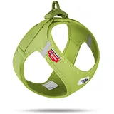 Curli Clasp Vest Hundegeschirr Lime 2XS