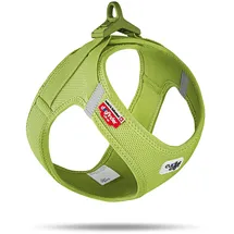 Curli Clasp Vest Hundegeschirr Lime 2XS