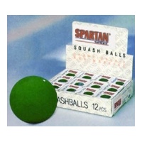 doppel Punkt gelb - Squashball Spartan - 12er Packung