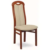 Home Affaire 4-Fußstuhl ALEX, Stuhl,Armlehnstuhl (2 St), Stuhl, Armlehnstuhl, Ausführung mit und ohne wasserabweisender Stoff beige|braun