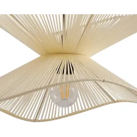 LINDBY Valdorin 1 flammig Modern beige Textil