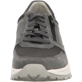 Gabor Sneaker Low, Halbschuhe Wechselfußbett zertifiziertes Leder Iron