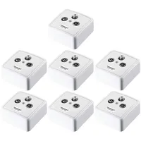 PremiumX 7x PX3-DC 3-fach Sat Durchgangsdose DC-Durchgang Antennendose Dose