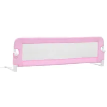 vidaXL Bettschutzgitter 180 cm rosa