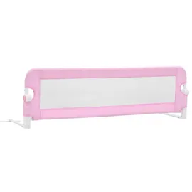 vidaXL Bettschutzgitter 180 cm rosa