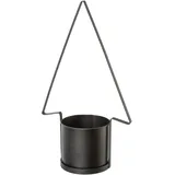 Dekobaum CREATIV DECO "PLATANUS, Weihnachtsdeko", schwarz, B:35cm H:59cm T:18,5cm, Metall, Dekofiguren, Tannenbaum als Blumentopf, aus Metall