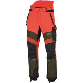 PSS Schnittschutzhose X-treme Vectran Rot/Schwarz - untersetzt