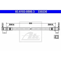 ATE 83.6103-0500.3 Bremsschlauch