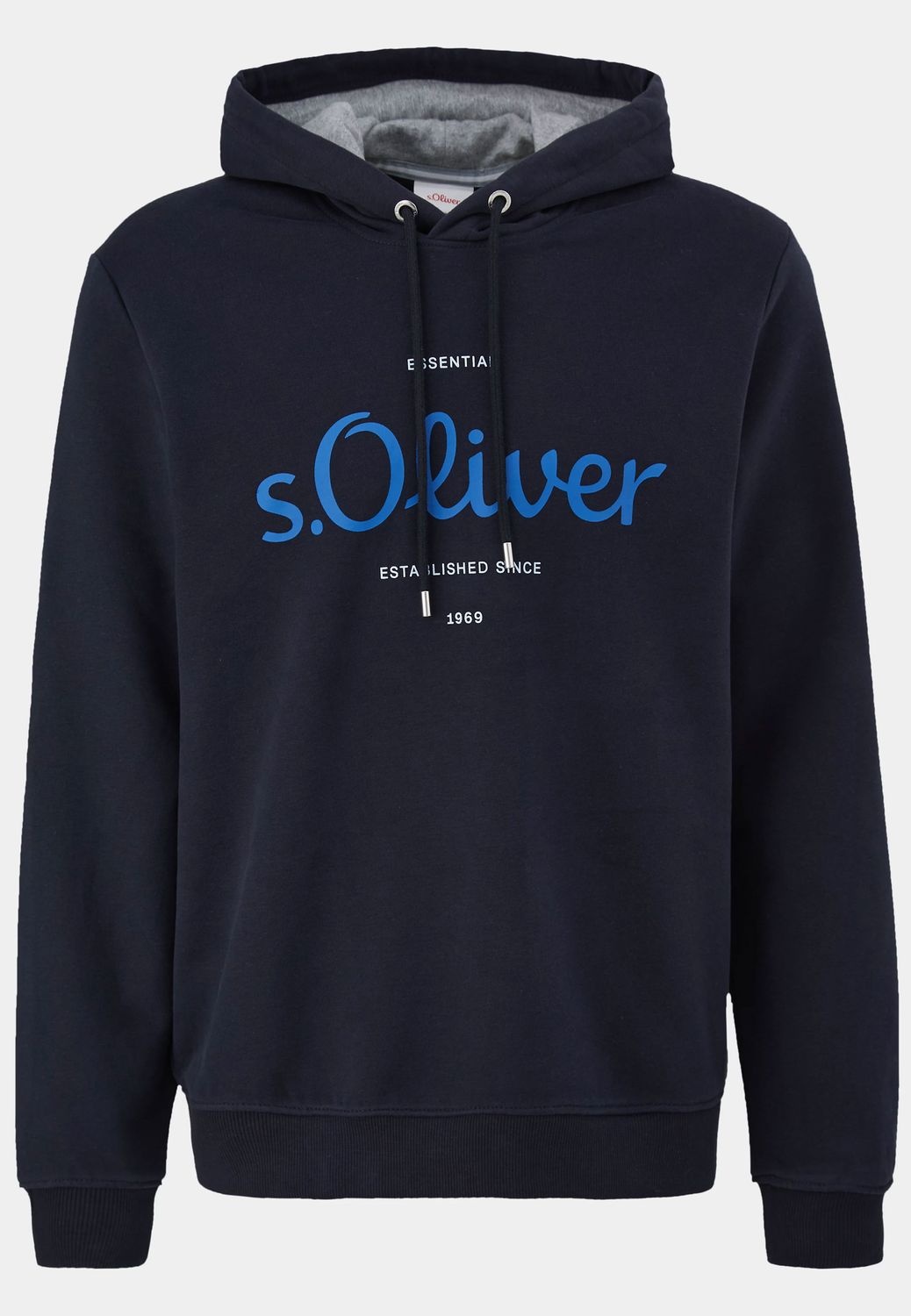 S.Oliver, Herren, Pullover, Herren Hoody, Blau, (L)