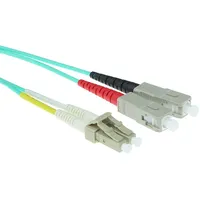 Act RL8622 Glasfaser Patchkabel duplex with LC and SC connectors (22 m), 2x 2x Aqua-Farbe