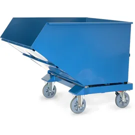 Fetra Fechtel Transportgeräte GmbH Muldenkipper Inh.800l L1458xB1105xH1099mm brillantblau, o.Ablasshahn fetra