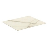 Ideal Standard Conca Keramik-Waschtisch-Platte T3969DH Ausladung 50,5cm, 60 x 50,5 x 0,6 cm, Mamor Calacatta