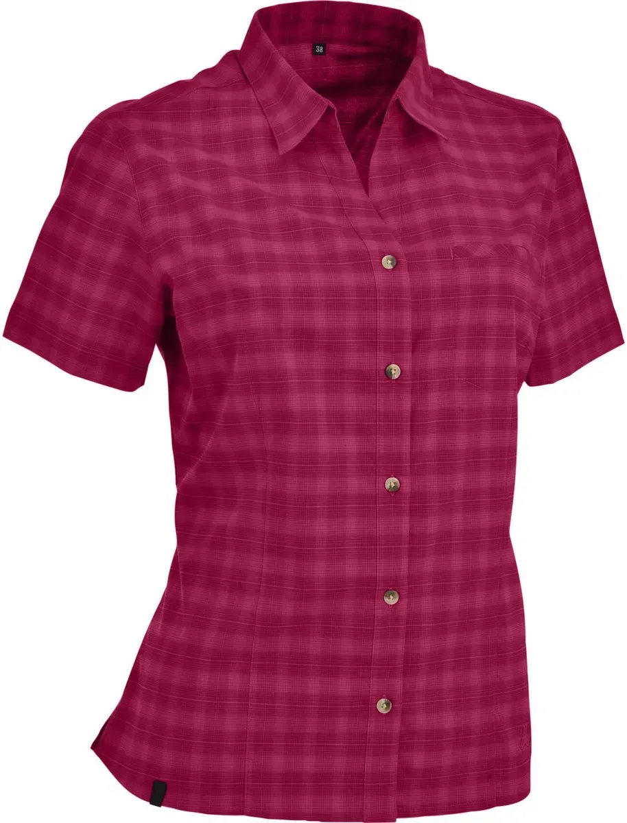 MAUL Sport Elbe - 1/2 Bluse Kariert elas. cherry (81) 38