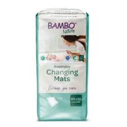 Bambo® Nature Wickelunterlage, 60 x 60 cm 1000019471 , 1 Packung = 10 Stück