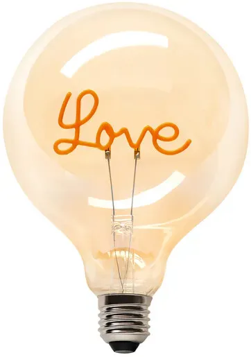 LED-Leuchtmittel Filament Love sompex gold, 17.6 cm