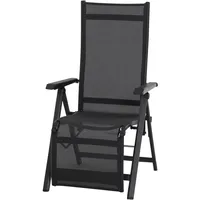 Siena Garden Relaxsessel Tesoro 60,5 x 72 x 111 cm grau