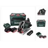 Metabo KT 18 LTX 66 BL Akku Tauchkreissäge 18 V 165 mm + 2x Akku 8,0 Ah + Ladegerät + metaBOX