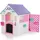 Dolu Spielhaus Dolu Garten Weiß/Rosa