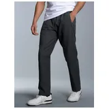 TRIGEMA Jerseyhose »TRIGEMA Freizeithose aus 100% Baumwolle«, grau