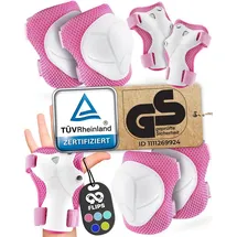 99flips Protektoren Schoner Set Kinder - TÜV Skateboard Schützer Set Scooter Knieschoner