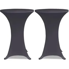 deluke Stehtischhusse AMAU Anthrazit Ø 60 cm 4er Set