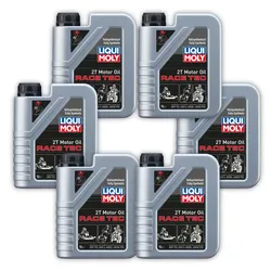 6x 1L LIQUI MOLY 21633 Motoröl 2T Motoroil Race Tec 2 Takt Rennsport Racing