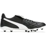 Puma King TOP FG/AG Soccer Shoe, Black White Gold, 46.5