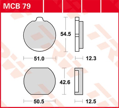 TRW Lucas Remblok MCB79