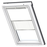 VELUX Verdunkelungs-Rollo Duo DFD CK06 1025S Weiß/Weiß Schiene: alu