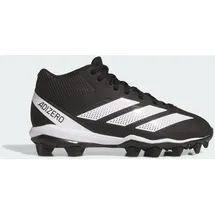 adidas Kinder Footballschuhe Adizero Impact.2 Molded Rubber Kids, Größe 33 in Grau CBLACK/FTWWHT/CBLACK