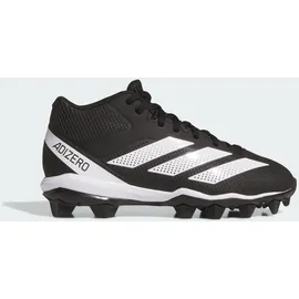 adidas Kinder Footballschuhe Adizero Impact.2 Molded Rubber Kids, Größe 33 in Grau CBLACK/FTWWHT/CBLACK