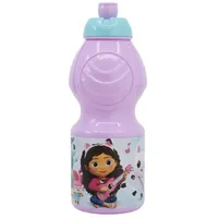 COFI Pinke Trinkflasche 400 ml für Kinder mit einer