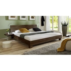 Futonbett Lesina - 160x210 cm - Buche wengefarben