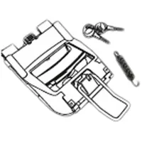 Shad Sh45/sh40 Topcase-verschluss - Black - One Size
