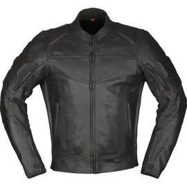 Modeka Hawking II Motorrad Lederjacke, schwarz, Größe M