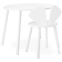 Nofred - Mouse School Set (Junior - Stuhl und Tisch), weiß
