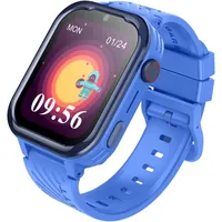 Garett Essa 4G LTE 48,80 mm Kunststoffgehäuse Blau Silikonarmband Blau M