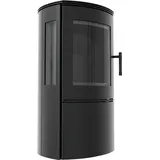 Kratki Falcon View Ø 150 Stahl Schwarz/Abdeckplatte Glas