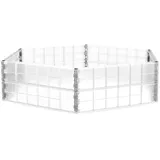 GARANTIA Wachstumsmodul für ERGO Hochbeet 90 x 90 x 25 cm Transparent