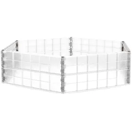 GARANTIA Wachstumsmodul für ERGO Hochbeet 90 x 90 x 25 cm Transparent