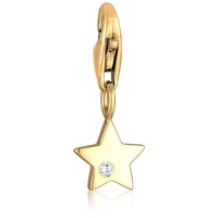 Nenalina Stern Star Astro Himmlisch Anhänger 925 Silber (Farbe: Gold)