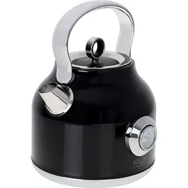 Adler AD 1346b Wasserkocher mit Thermometer, 2200w 1.7l Schwarz