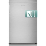 Heinrich ́s Getränkekühlschrank Fridge, Minibar HKS 4190, 84.5 cm hoch, 56 cm breit, 20L klein kompakt leise: 40db mit Gefrierfach silberfarben