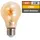 McShine LED Filament Glühlampe McShine Retro E27, 2W, 160lm, warmweiß, goldenes Glas