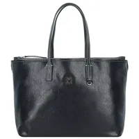 Tommy Hilfiger TH Monotype Leather Tote Black