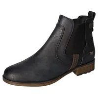 Mustang Chelseaboots, Schlupfstiefel, Stiefelette, Business Schuh in aktueller Used-Optik Gr. 39, navy-used, , 66998506-39