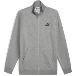 PUMA Herren Sweatjacke - ESS No 1. Logo Track Jacket, Baumwollmischung Grau L