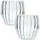 Intirilife Doppelwandiges Thermo Glas 0,19 l 2 St.