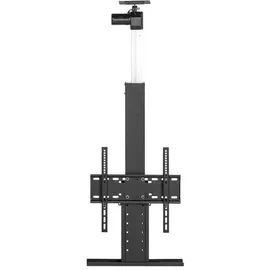 My Wall Motorisierter TV-Lift zum Einbau in die Decke, TV Deckenhalterung, Verstellbarer Höhenbereich, 32-55 / 81-140cm Schwarz